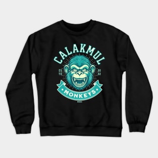 Team Calakmul Monkeys, ⁨Mexico⁩ Crewneck Sweatshirt